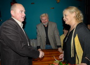 S herečkou Gabrielou Vránovou a psychologem Janem Cimickým v Praze v roce 2010